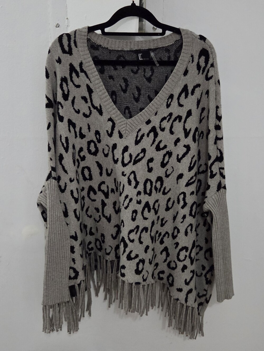 Love Token Fringed Poncho